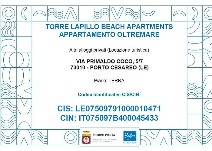 Vacanze Torre Lapillo